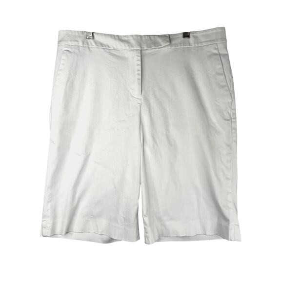 Talbots women's shorts in white, size 10 - EUC - Picture 1 of 8